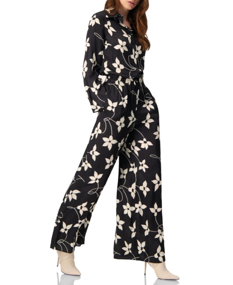 Women's Long Sleeve Printed Shirt Blouse