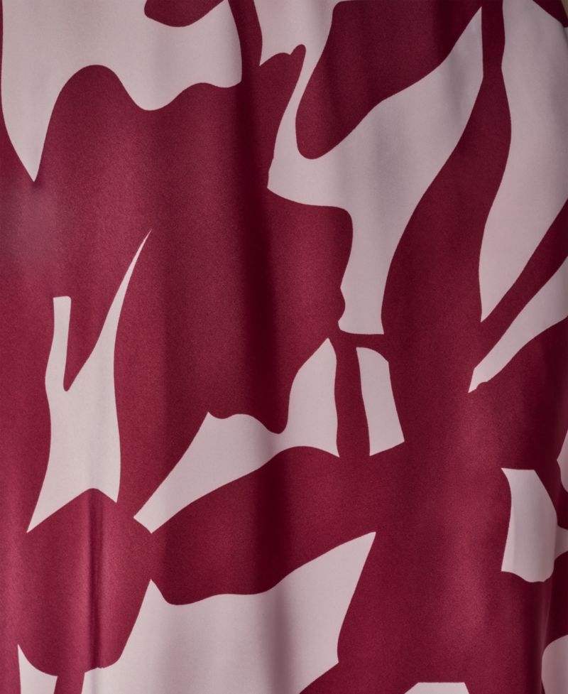 Plus Size Printed Halter A-Line Midi Dress