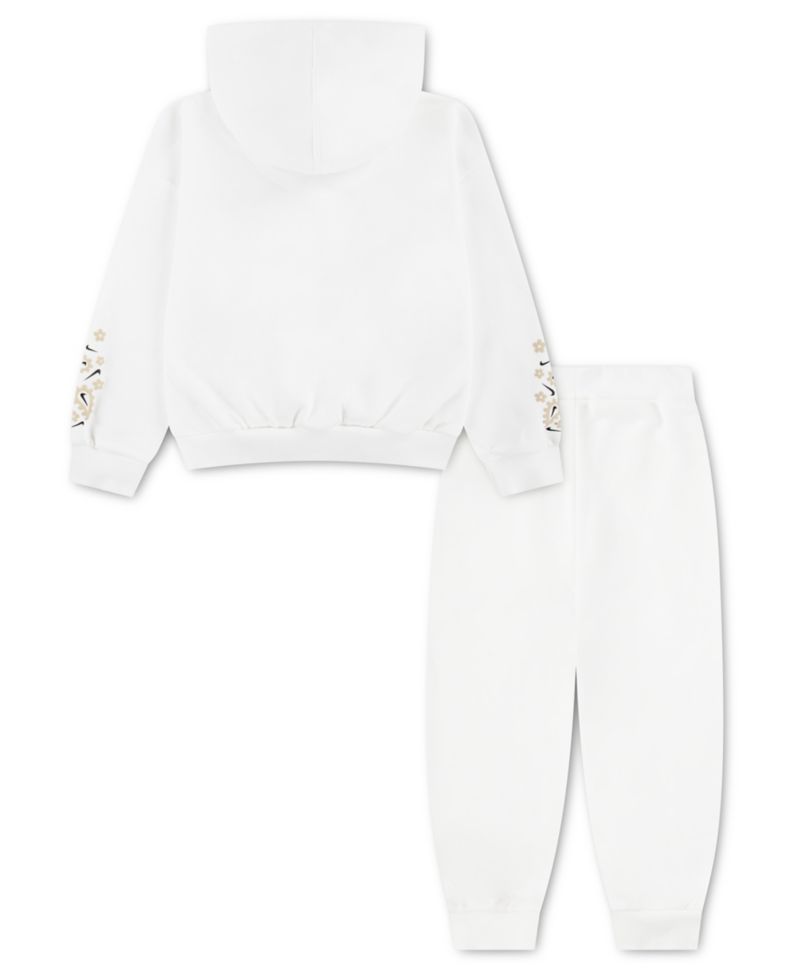 Girls' 2T-6X Retro Remix Long-Sleeve Hoddie and Joggers, 2-Piece Set