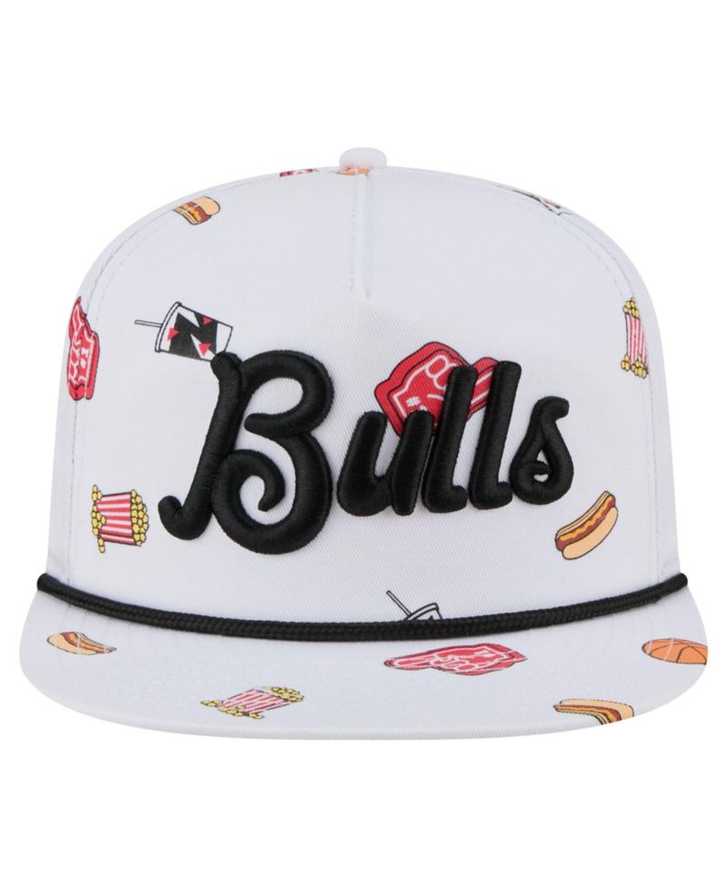 Men's White Chicago Bulls Team Cheer Rope 19TWENTY Adjustable Hat