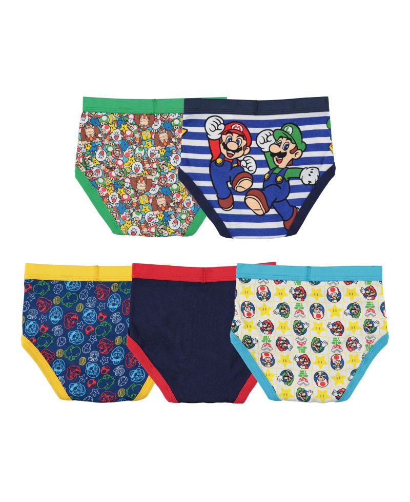 Mario Bros Big Boy 5Pack Underwear