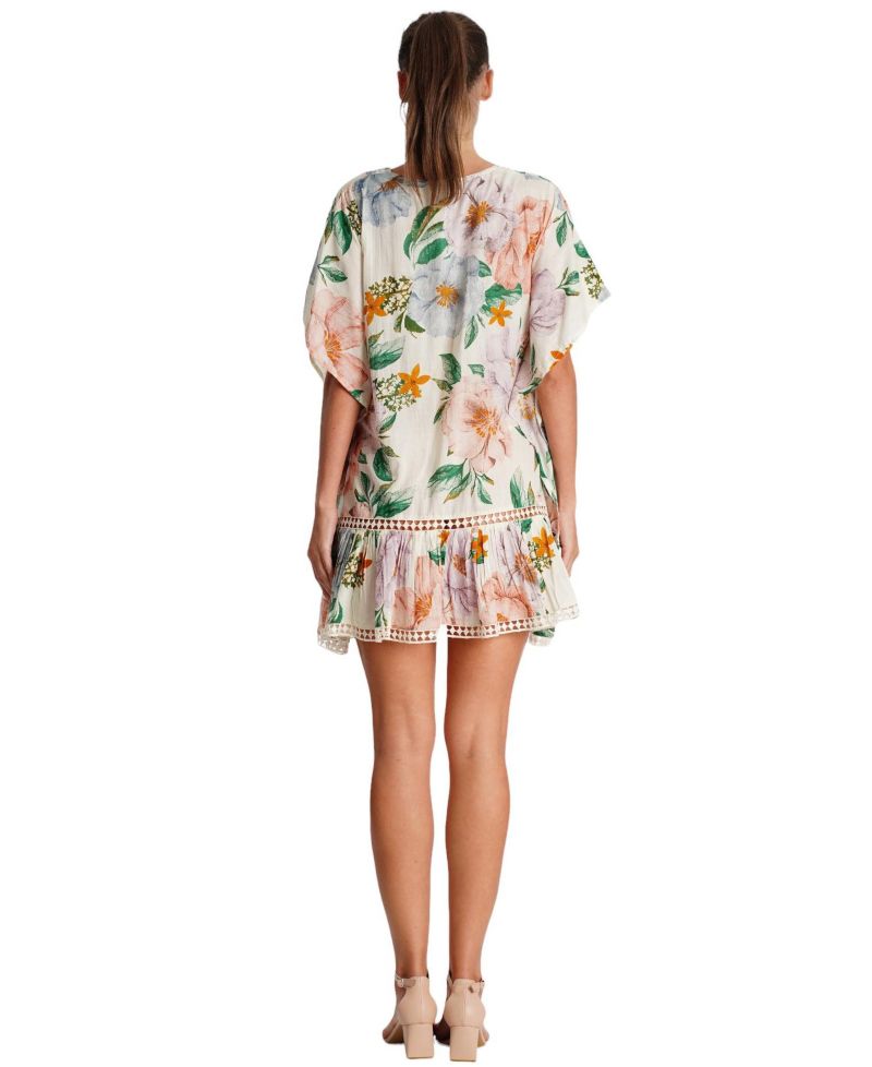 Women's s Serena Bloom Embroidered Kaftan