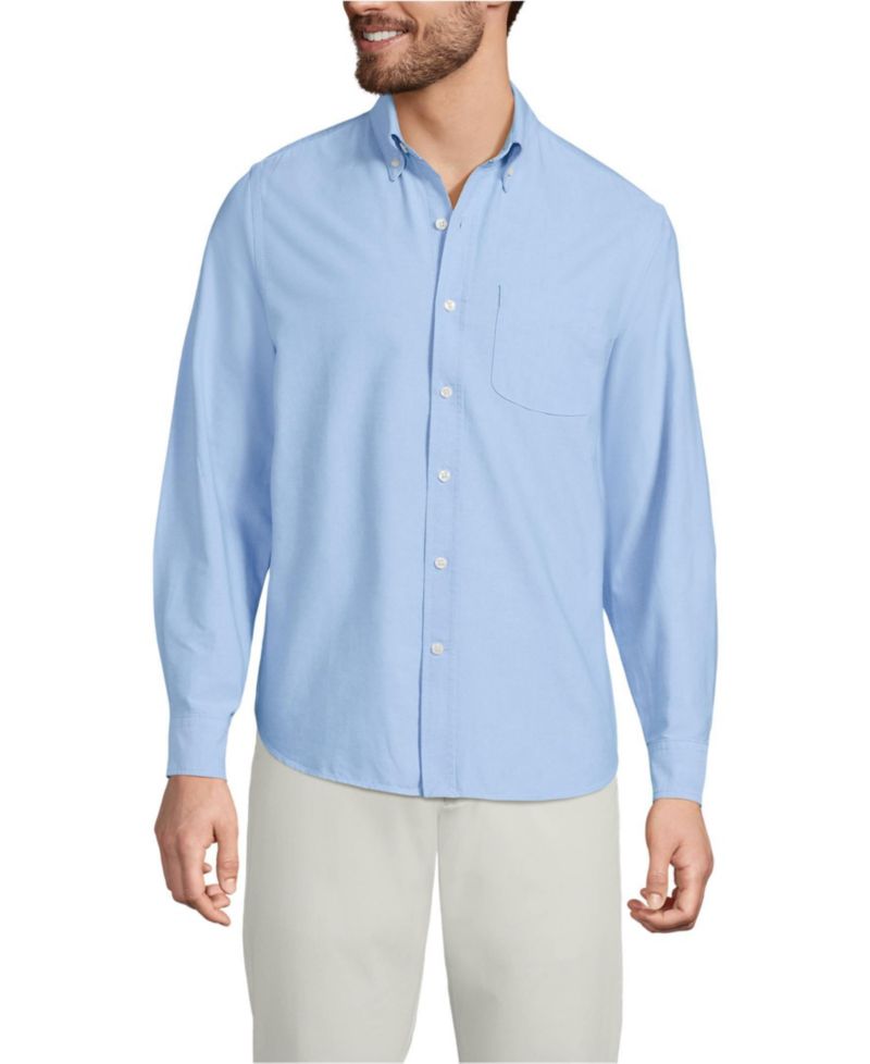 Men's Long Sleeve Easy Fit Sail Rigger Oxford Shirt