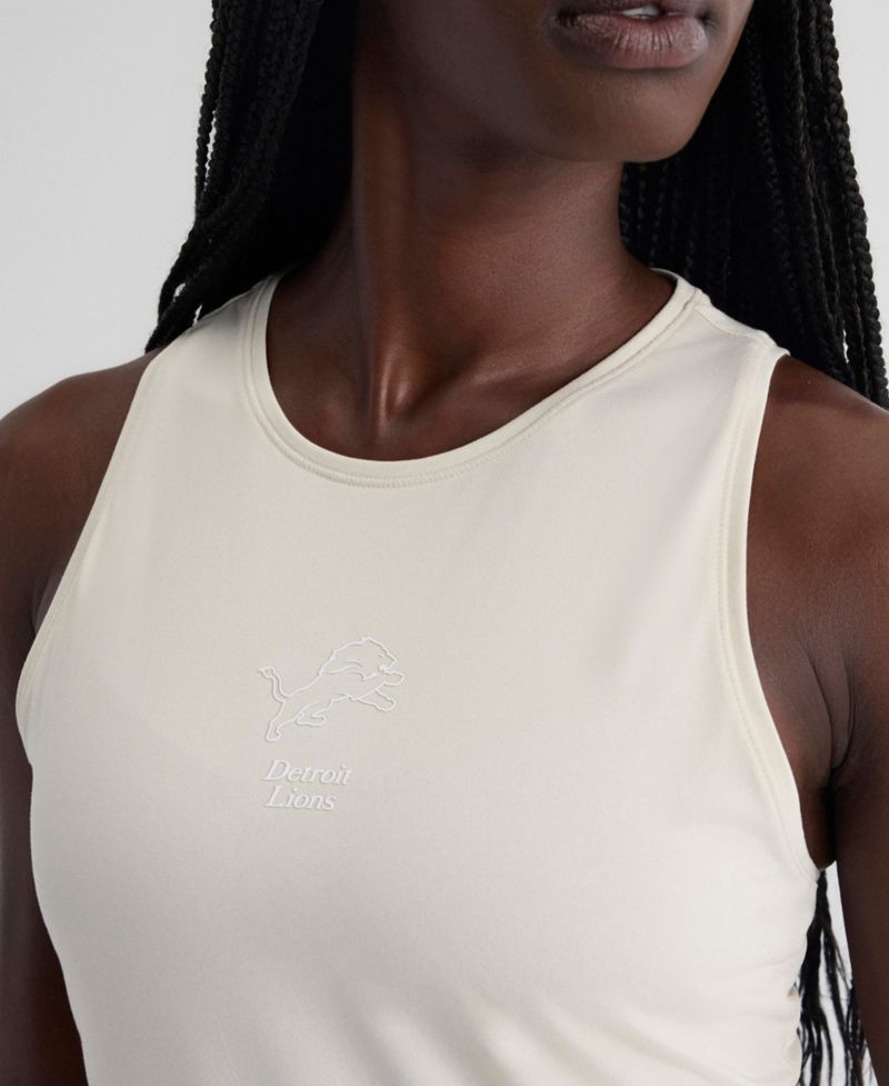 Women's Stone Detroit Lions Clutch Tank Top