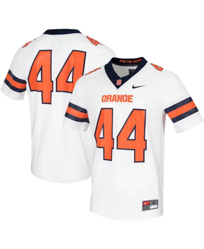 Men's 44 White Syracuse Orange Untouchable Game Jersey