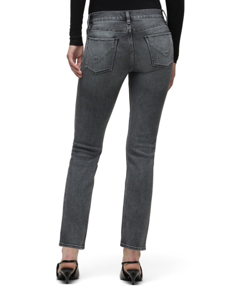 Women's Nico Mid-Rise Straight-Leg Cropped Denim Jeans