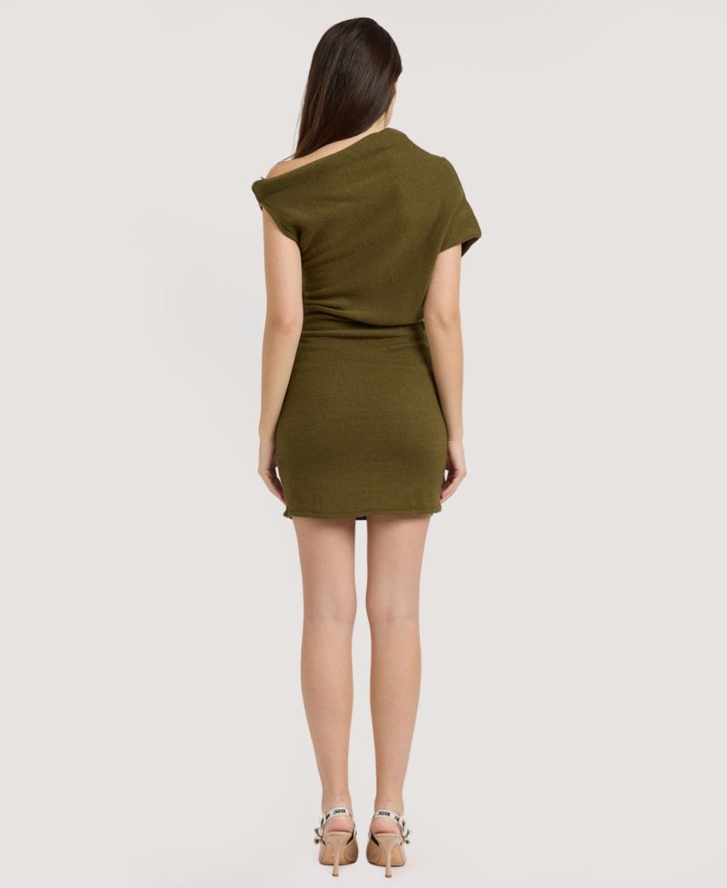 Women's Margot Asymmetric Pull-On Sweater Dress