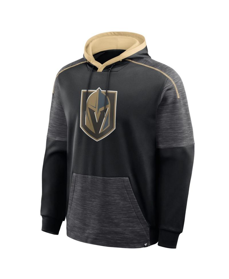 Men's Black Vegas Golden Knights Goaltender Defender Pullover Hoodie