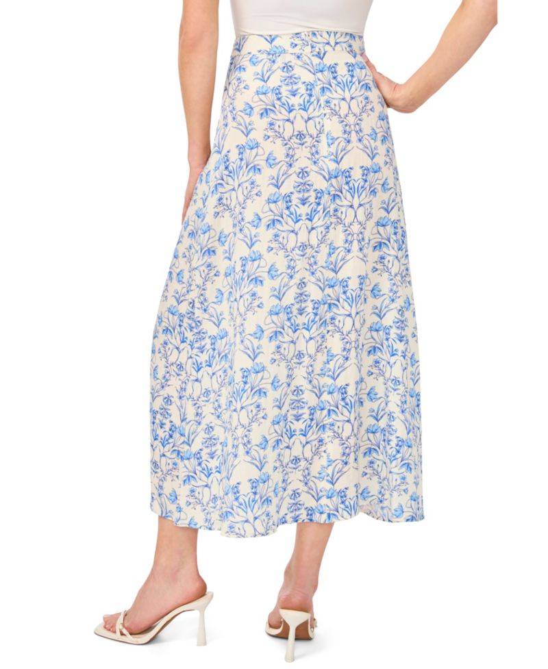 Women's Center Seam Printed Skirt