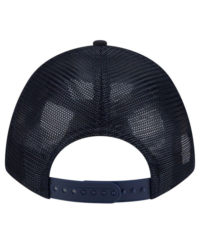 Men's Navy New York Yankees Tonal Icon 9FORTY M-Crown Adjustable Trucker Hat