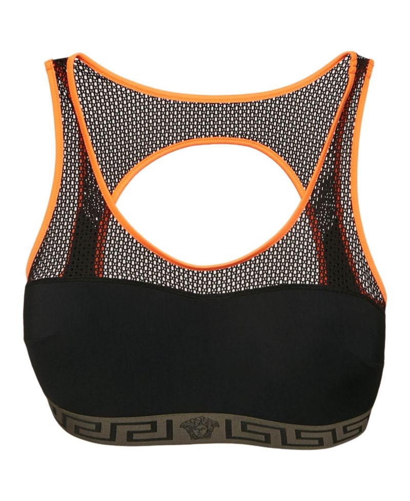 Women's Underwear Mesh Trim Sports Bra