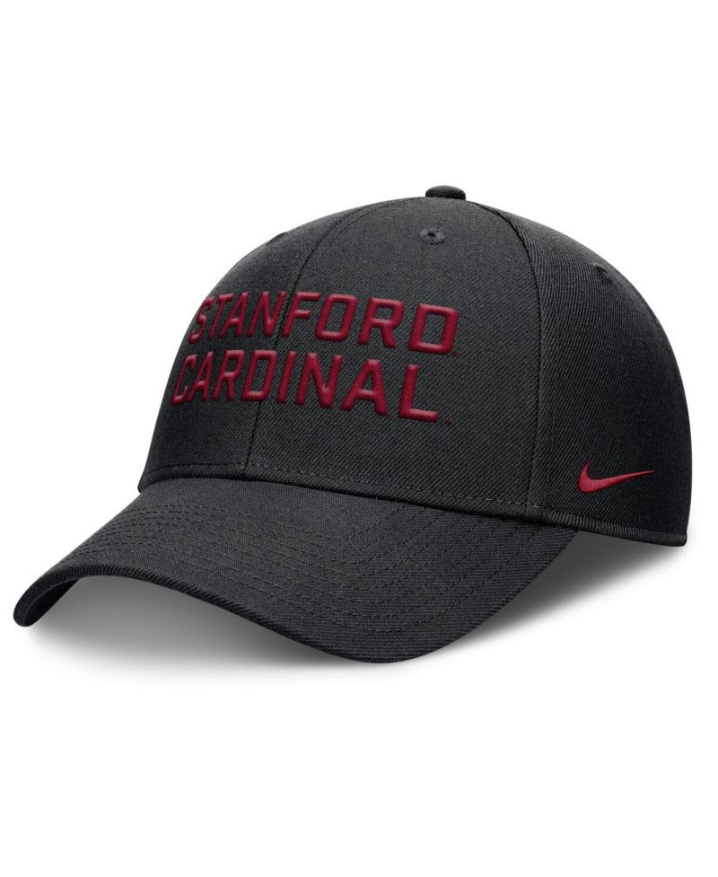 Men's Black Stanford Cardinal Rise Practice Adjustable Hat