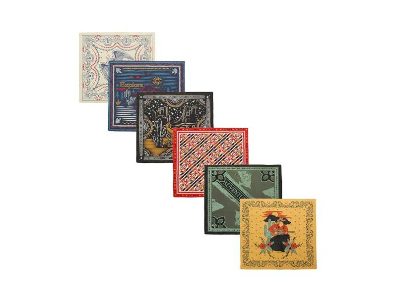Lightweight Americana 22"x22" 6-Pack Bandana Set