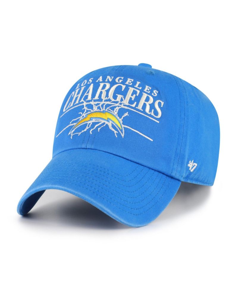 Men's Powder Blue Los Angeles Chargers Throwback Graphic Clean Up Adjustable Hat
