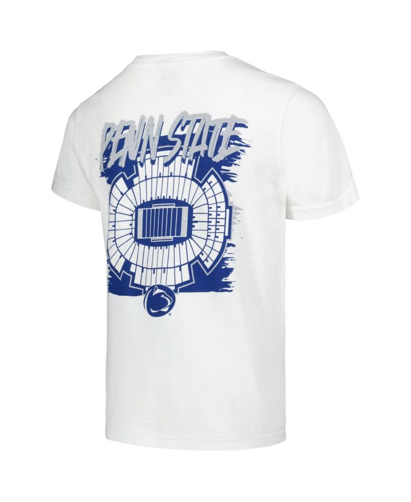 Big Boys and Girls White Penn State Nittany Lions Hyperlocal Comfort Colors T-Shirt