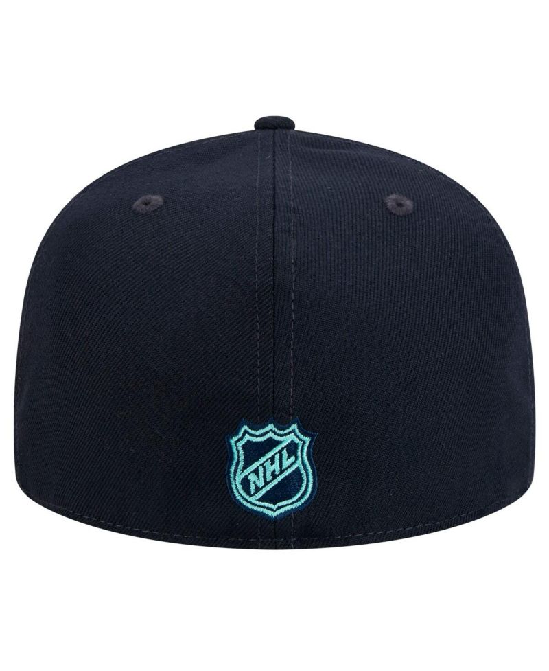 Men's Deep Sea Blue Seattle Kraken Core 59FIFTY Fitted Hat