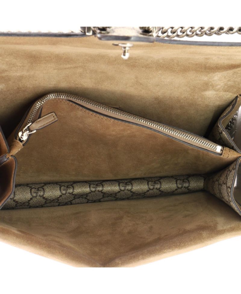 Small Dionysus Bag GG Coated Canvas