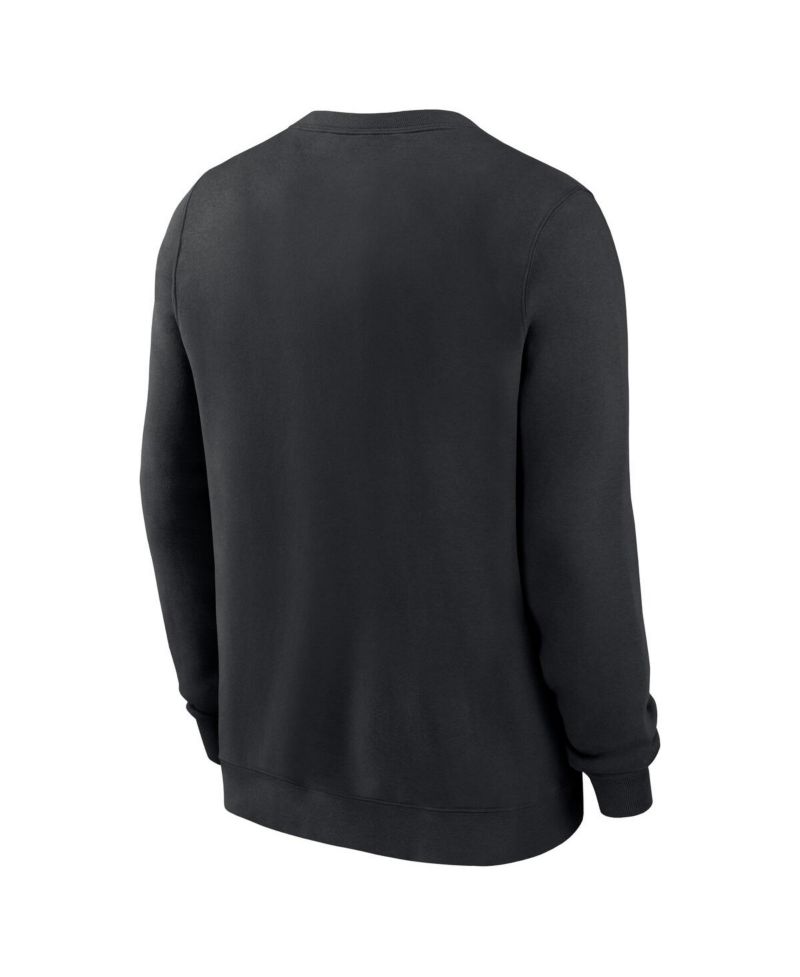Men's Black Atlanta Falcons Primetime Club Fleece Pullover Sweatshirt