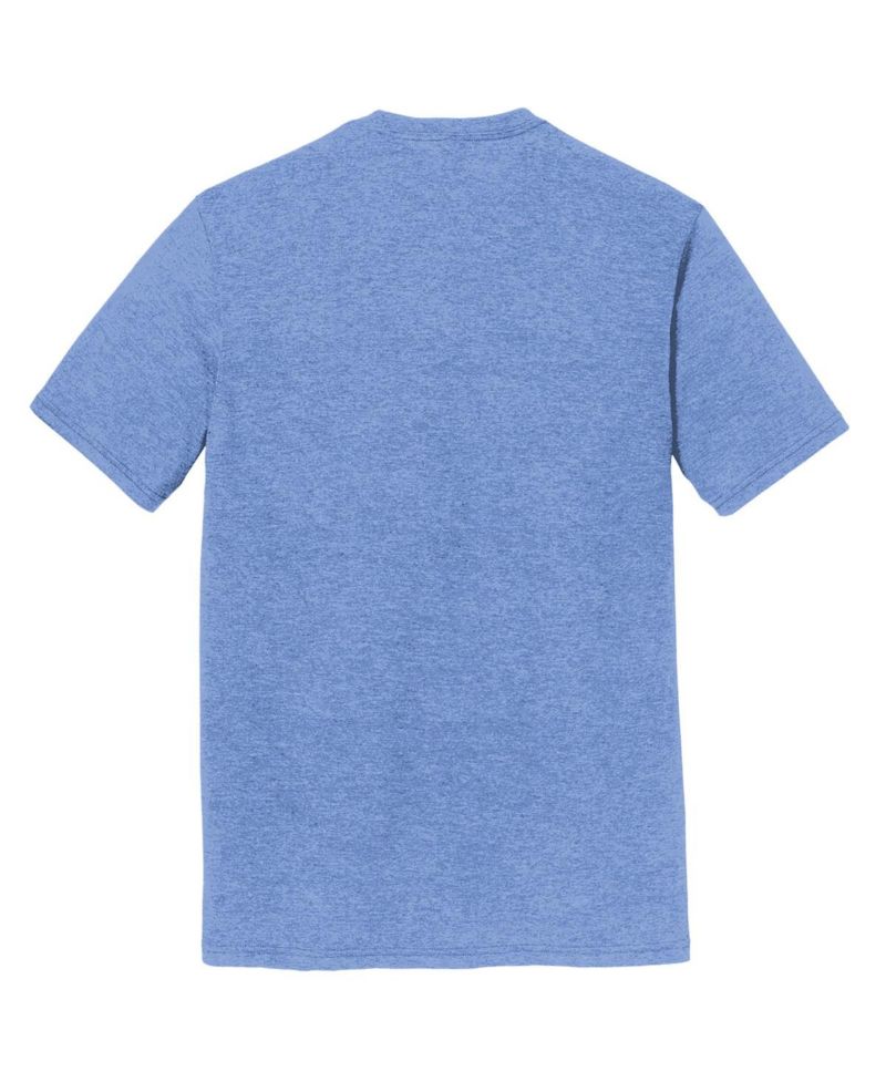 Men's Heather Blue Sunoco Tri-Blend T-Shirt