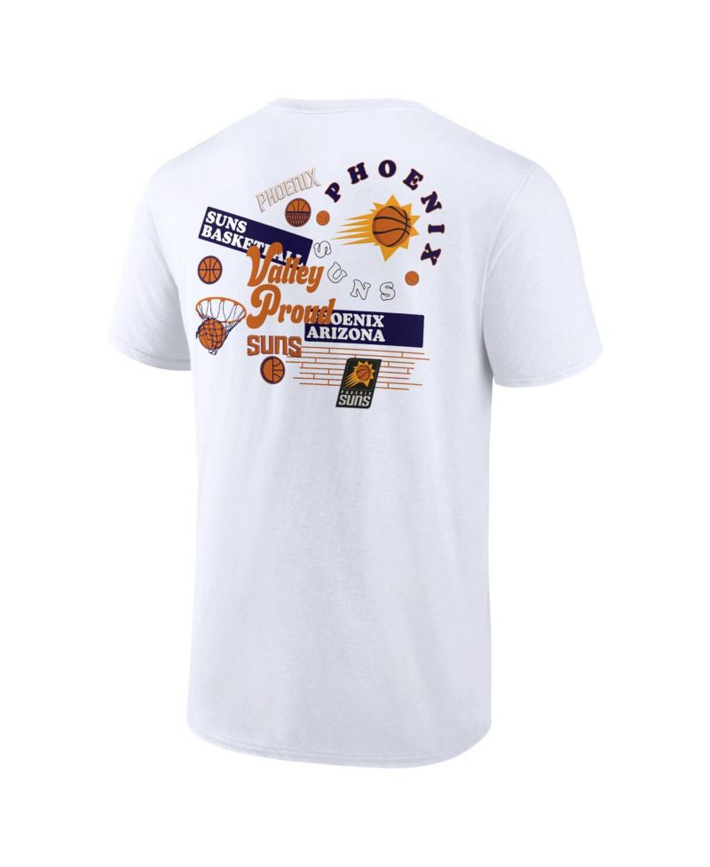 Men's White Phoenix Suns Street Collective T-shirt