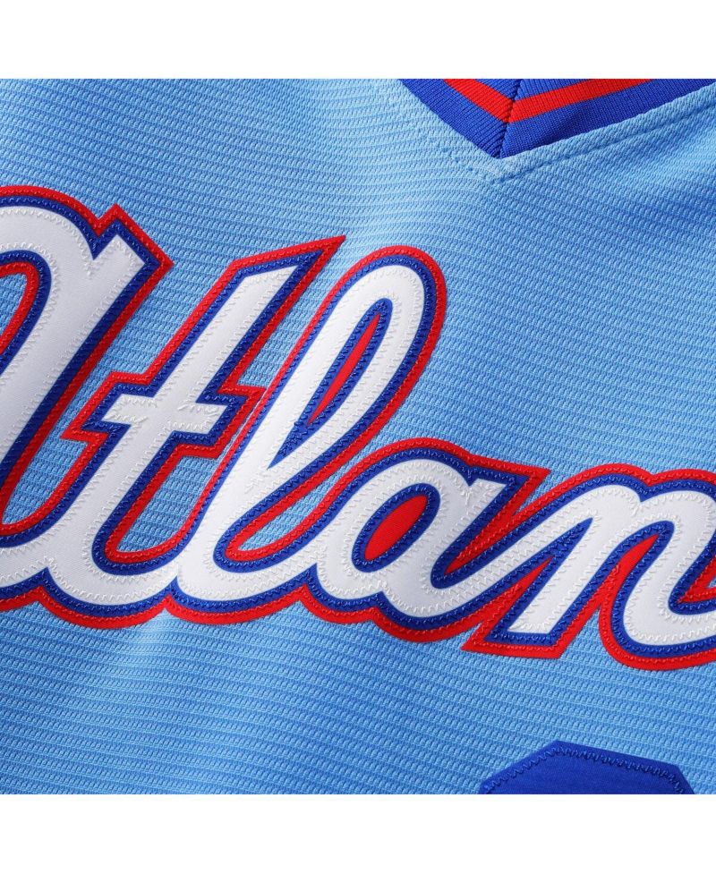 Men's Ha-Seong Kim Powder Blue Atlanta Braves 2026 City Connect Stadium Jersey