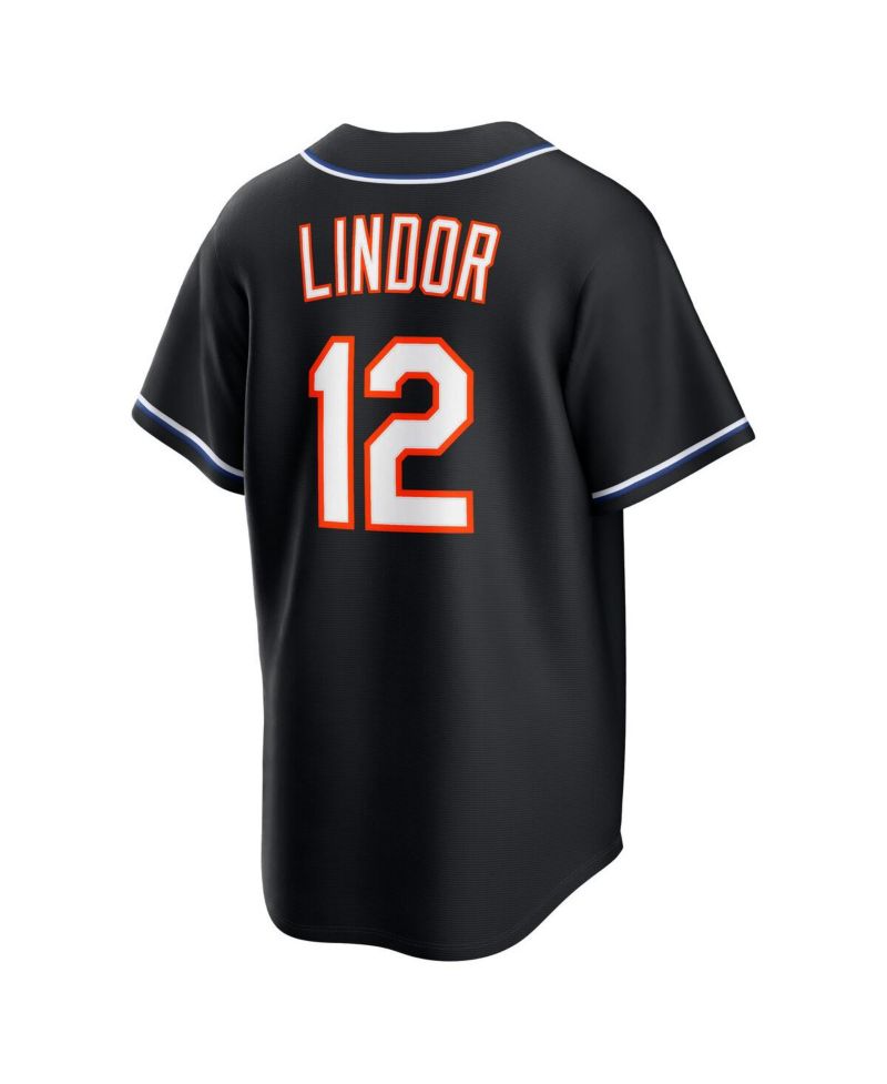 Men's Francisco Lindor Black New York Mets 2026 Replica Fashion Jersey