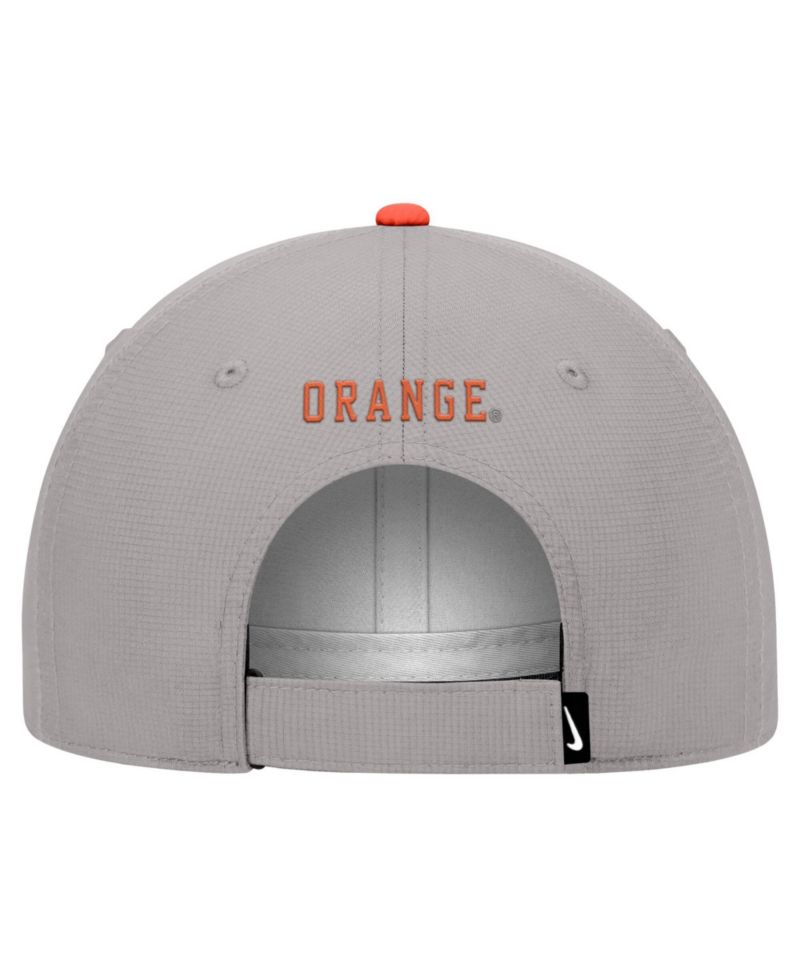 Men's Gray Syracuse Orange Ripstop Dri-FIT Adjustable Hat