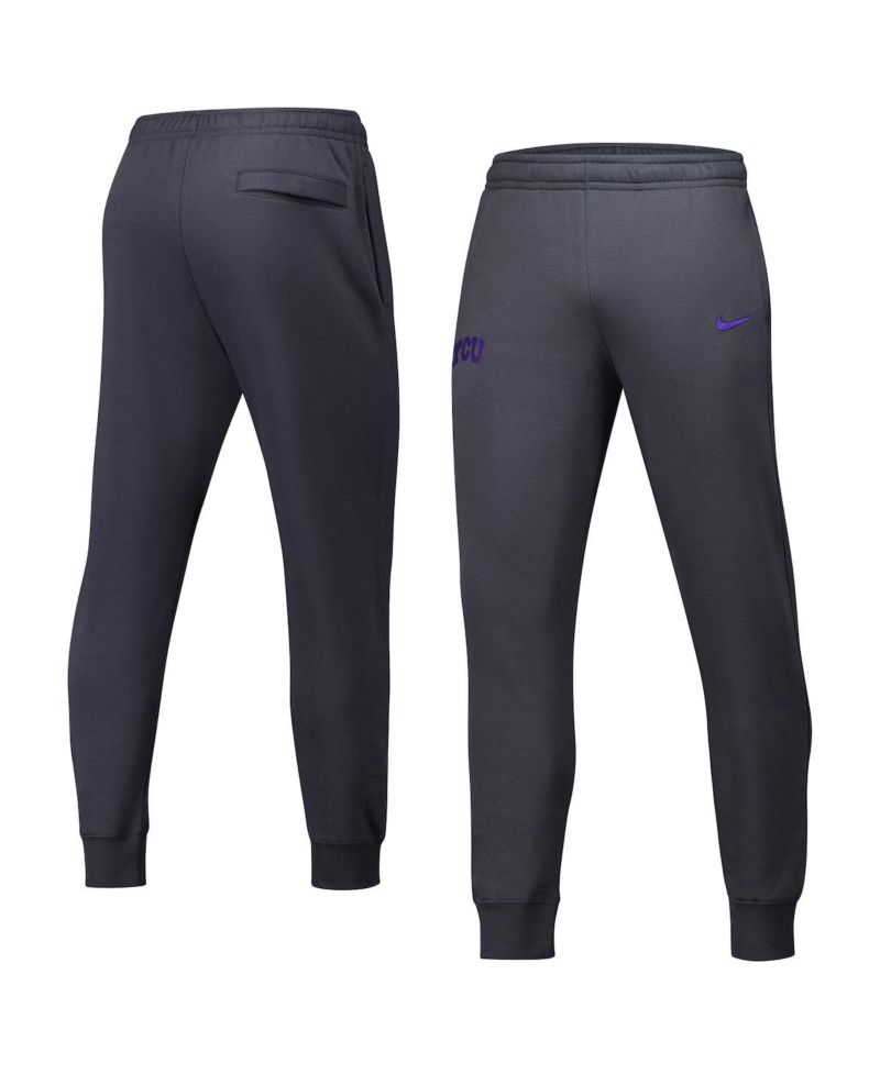 Men's Anthracite TCU Horned Frogs Club Fleece Pants