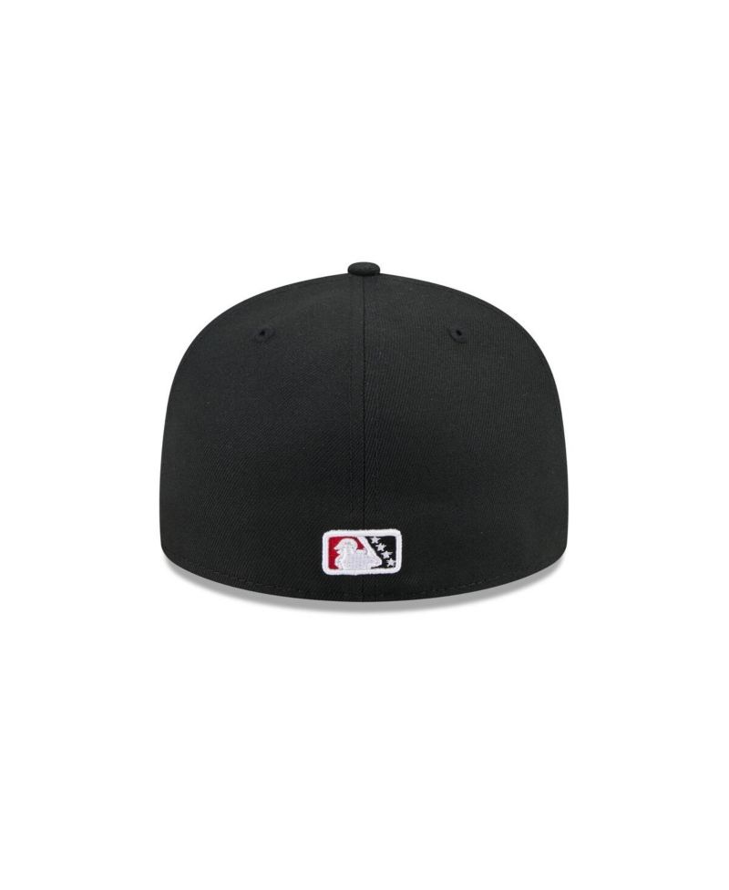 Men's Black Fayetteville Woodpeckers Theme Nights 59FIFTY Fitted Hat