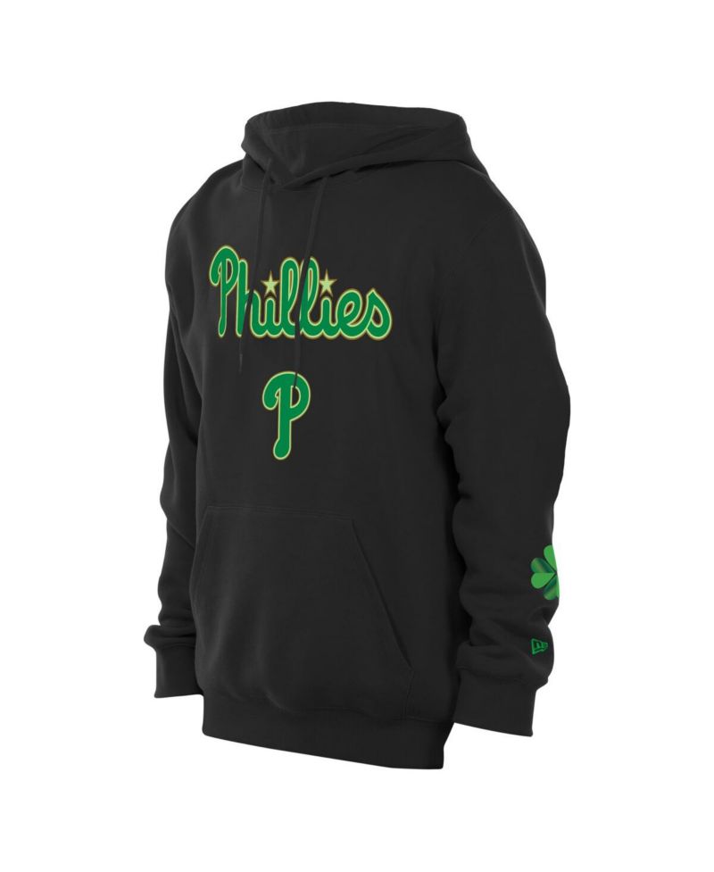 Men's Black Philadelphia Phillies 2026 St. Patrick's Day Fleece Hoodie