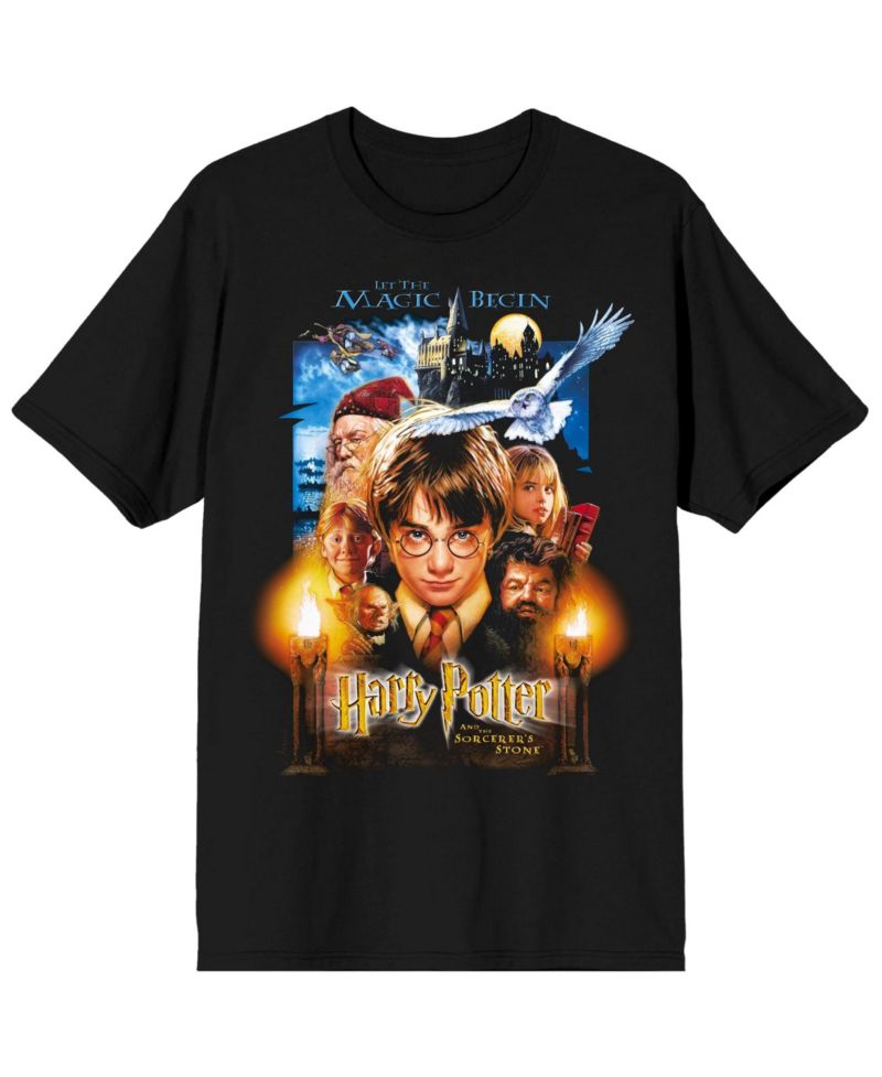 Men's Sorcerer's Stone Movie Poster Relaxed-Fit Graphic T-Shirt