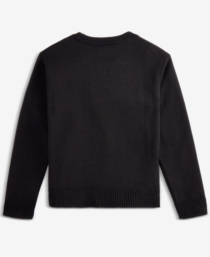 Girls' XS-XL Embellished Long-Sleeve Sweater