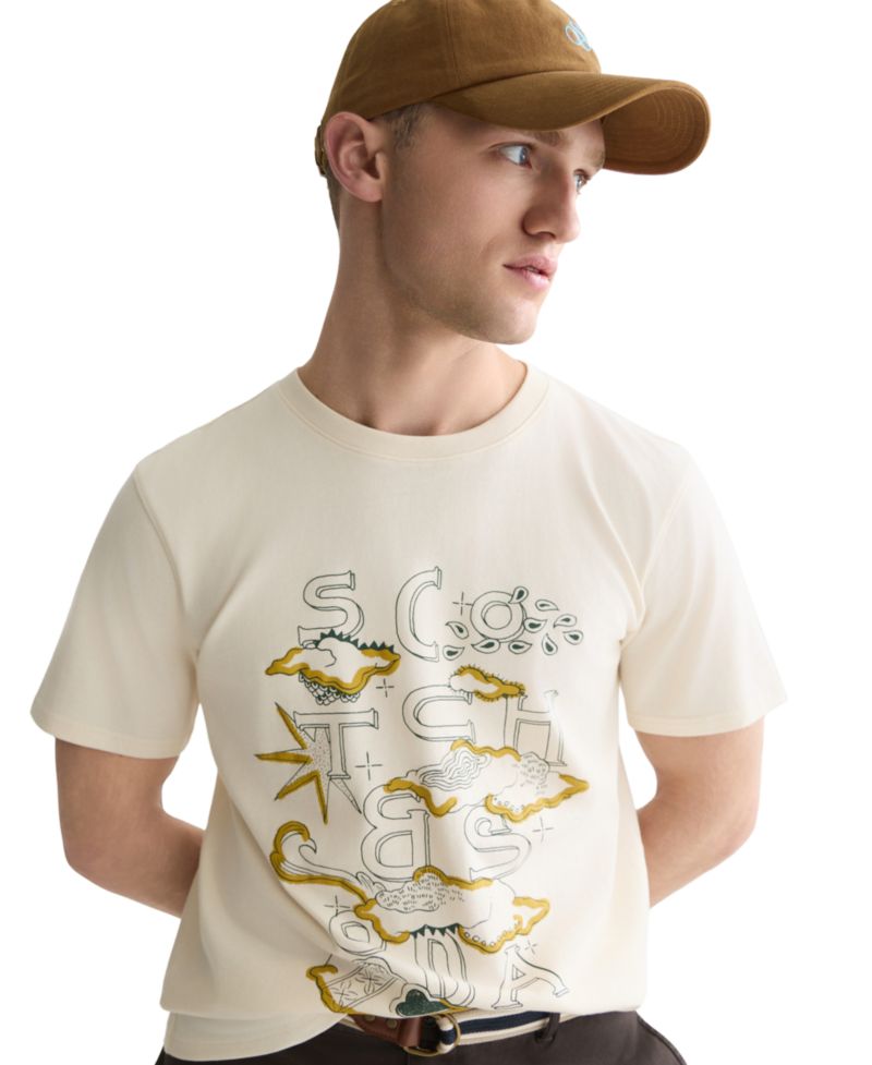 Men's Front Artwork Regular-Fit T-Shirt