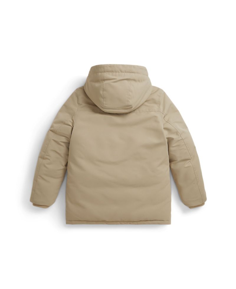 Big Boys' Faux-Fur-Trim Down Parka