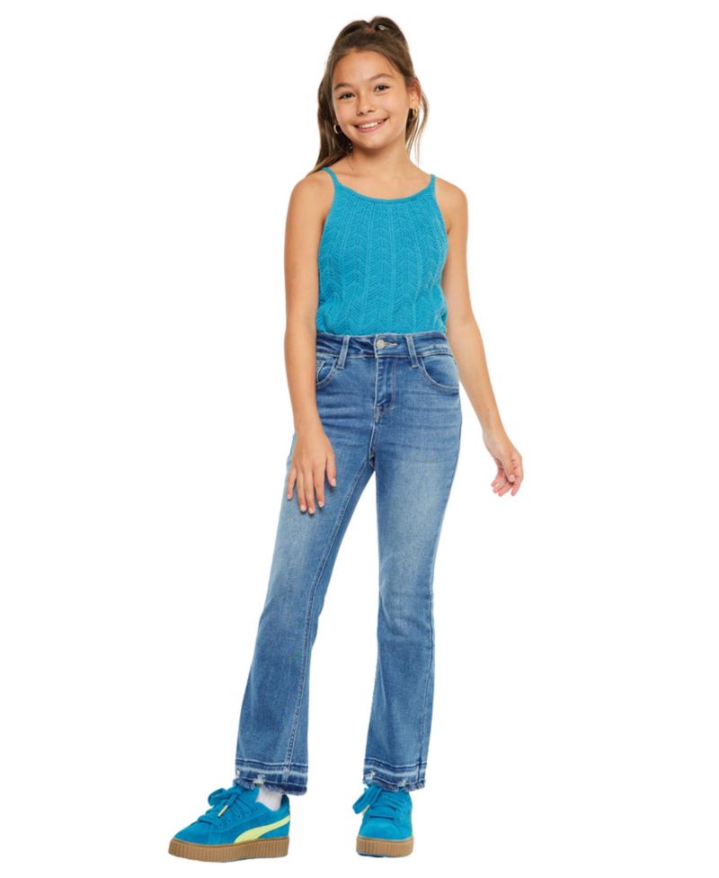 Big Girls Bibi High Rise Crop Bootcut Jeans