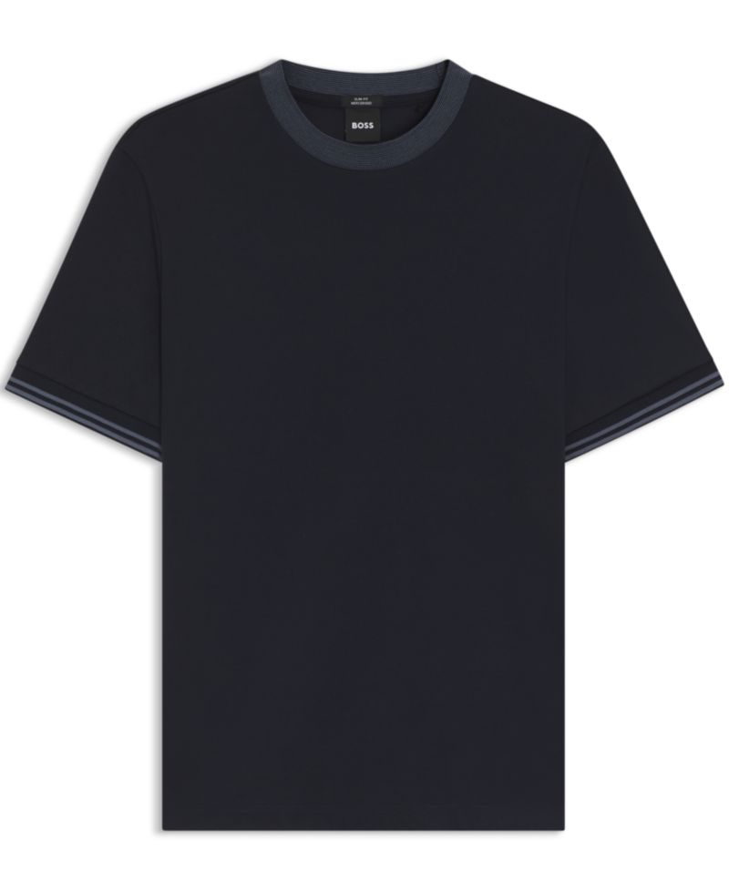 Men's Mercerized-Cotton Slim-Fit T-Shirt