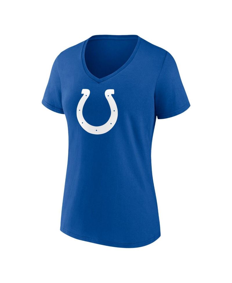 Women's Anthony Richardson Royal Indianapolis Colts Icon Name and Number V-Neck T-shirt