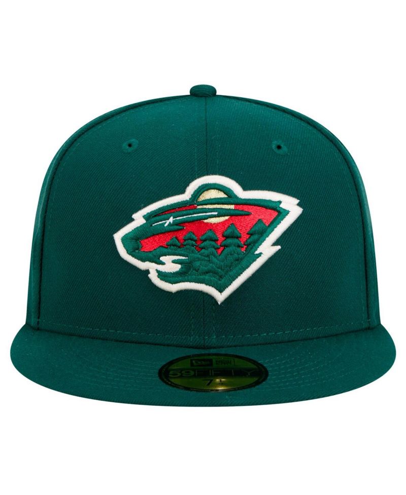 Men's Green Minnesota Wild Core 59FIFTY Fitted Hat