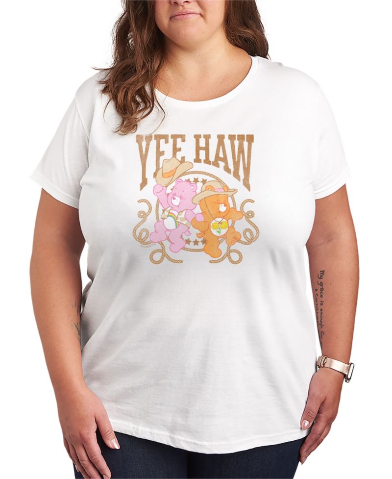 Plus Size Care Bears Yeehaw Western Graphic T-Shirt
