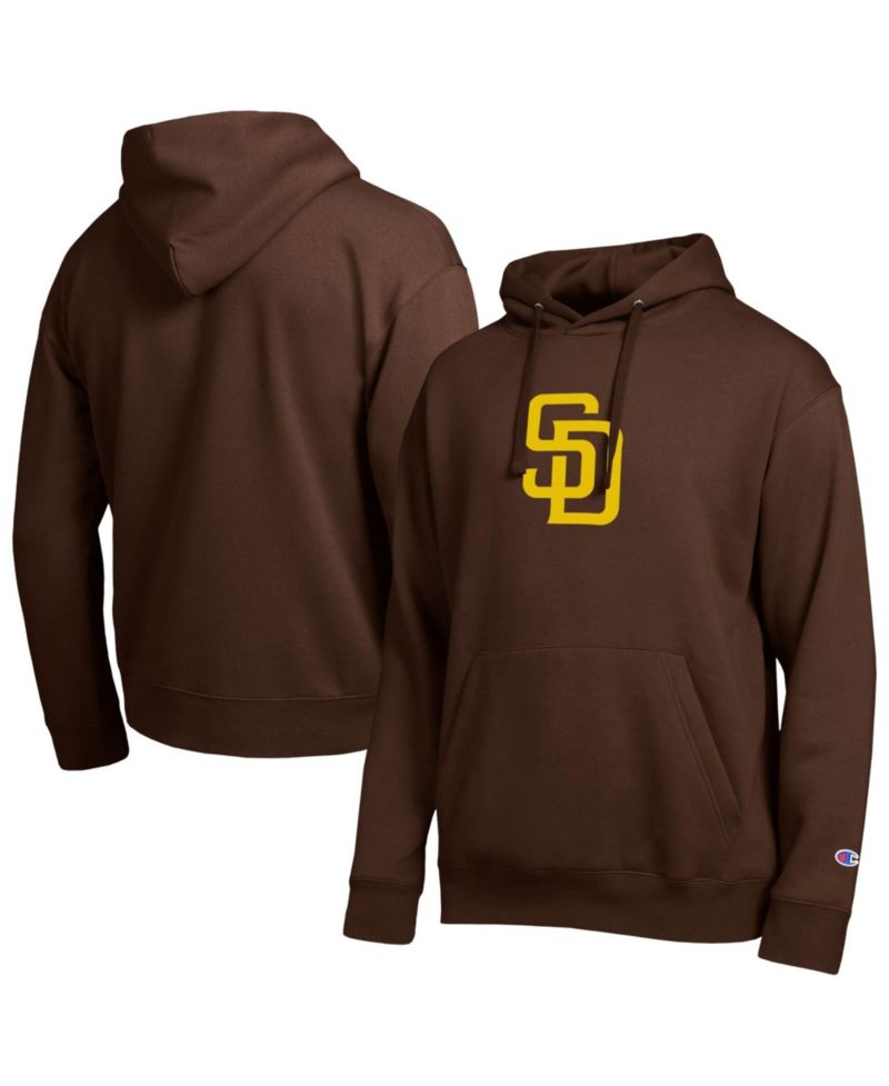 Men's Brown San Diego Padres All Star Embroidered Logo Hoodie