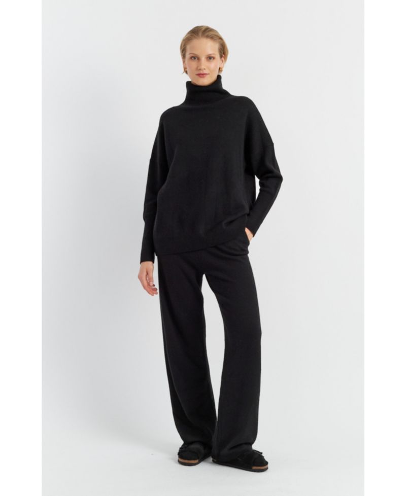 Women's Chinti and Parker Pure Cashmere Roll Neck Sweater