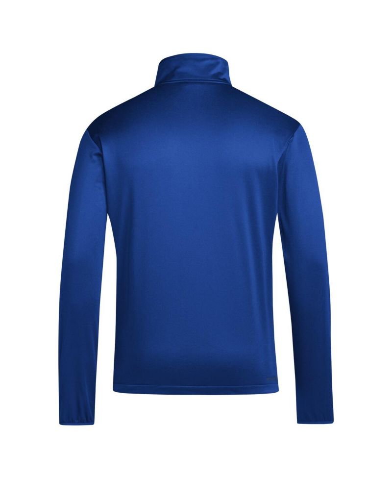 Men's Royal Kansas Jayhawks 2024 Coaches Sideline Quarter-Zip Top