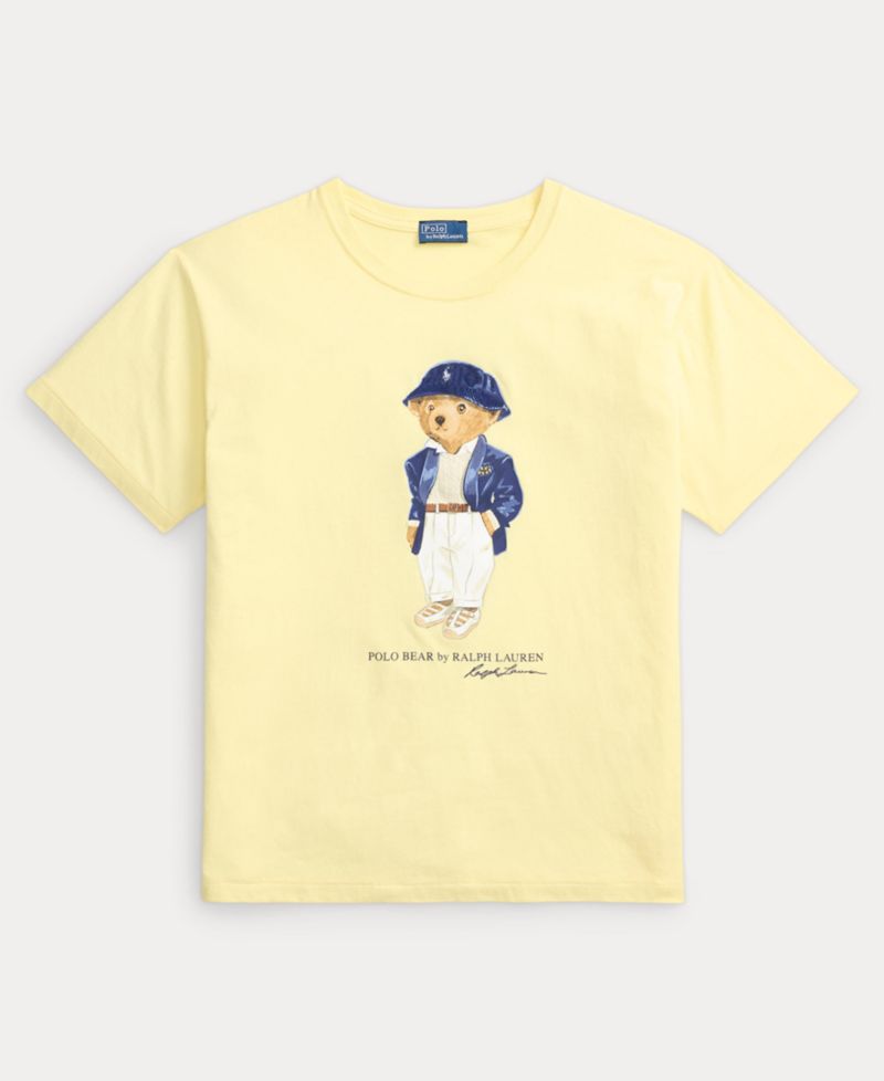 Women's Bear Print Crewneck T-Shirt