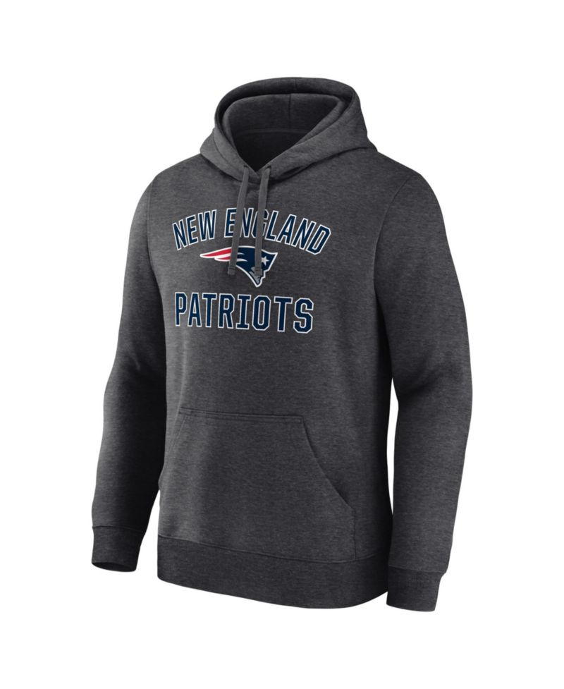 Men's New England Patriots Arch Victory Graphic Pullover Fleece Hoodie
