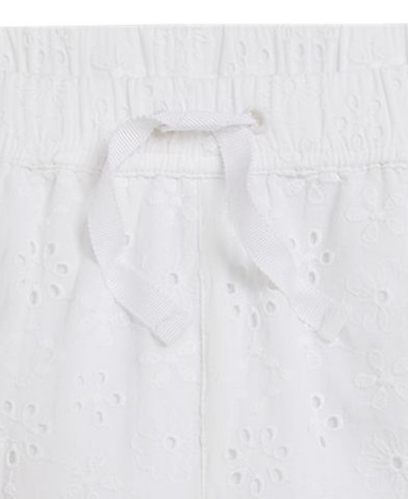 Girls' 7-16 Eyelet Cotton Short