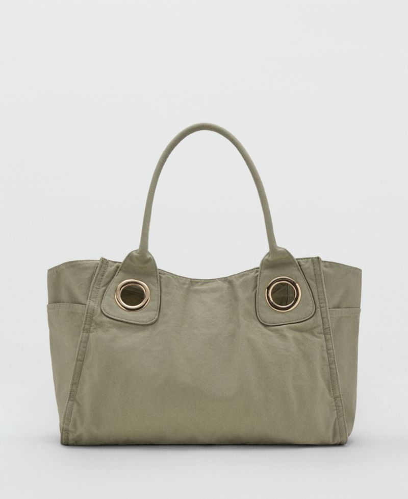 Women's Eyelets Canvas Bag