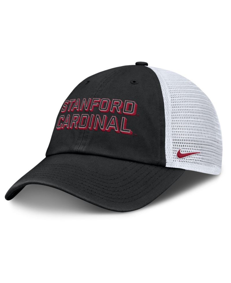 Men's Black Stanford Cardinal 2025 Gameday On-Field Club Adjustable Trucker Hat