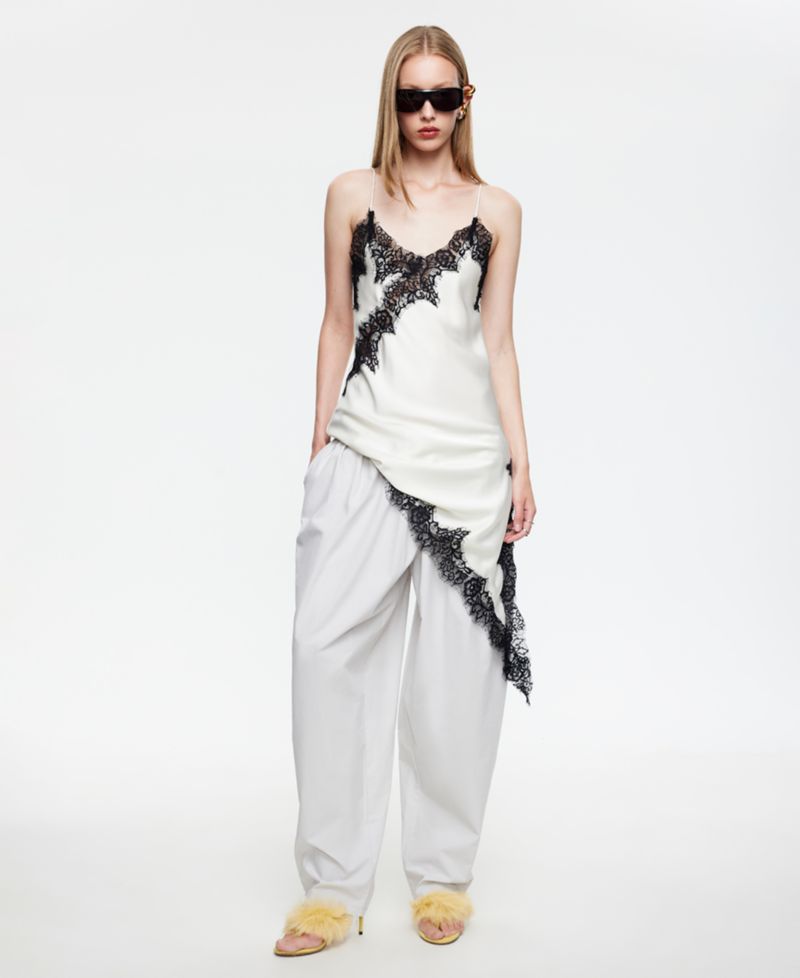 Women's Emerging Sleeveless Asymmetric Midi Dress