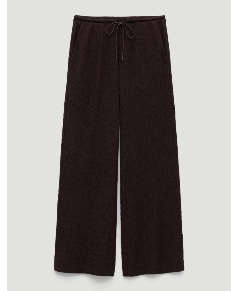 Women's Aria Textured Jersey Wide Leg Pants