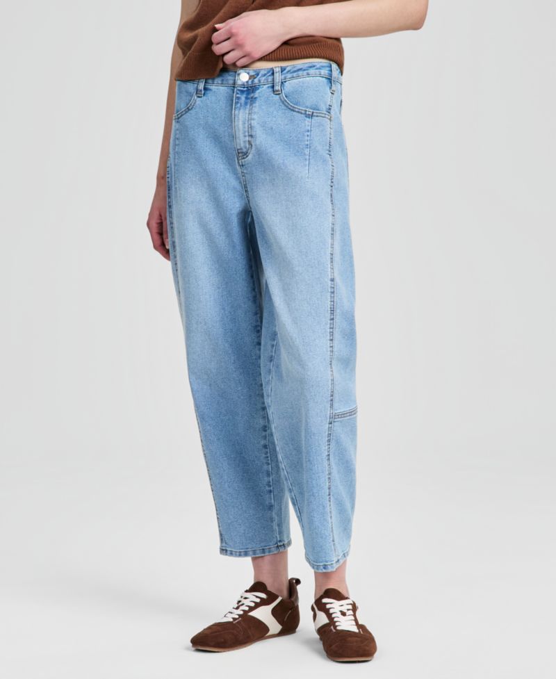 Petite Barrel Jeans